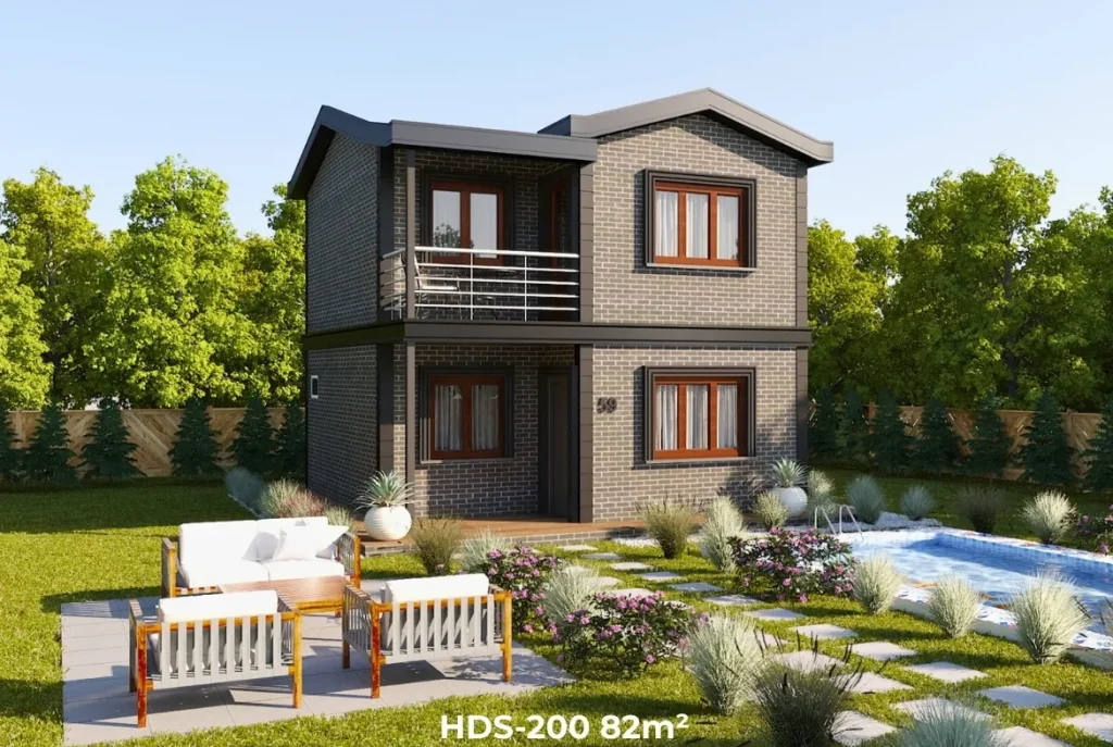 Prefabrik Çelik Hd Ev Tekirdağ Trakya 102 | Hibrit Design