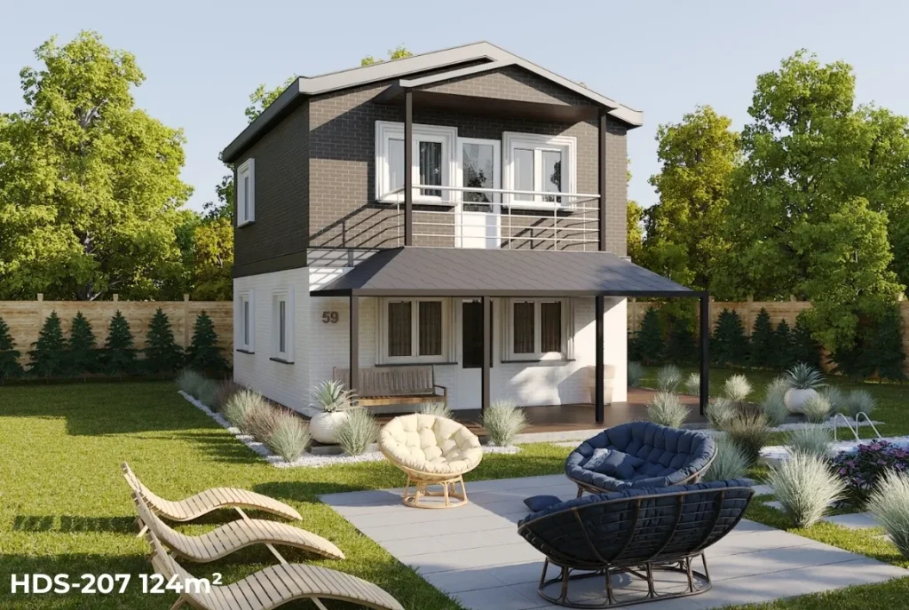 Prefabrik Çelik Hd Ev Tekirdağ Trakya 117 | Hibrit Design