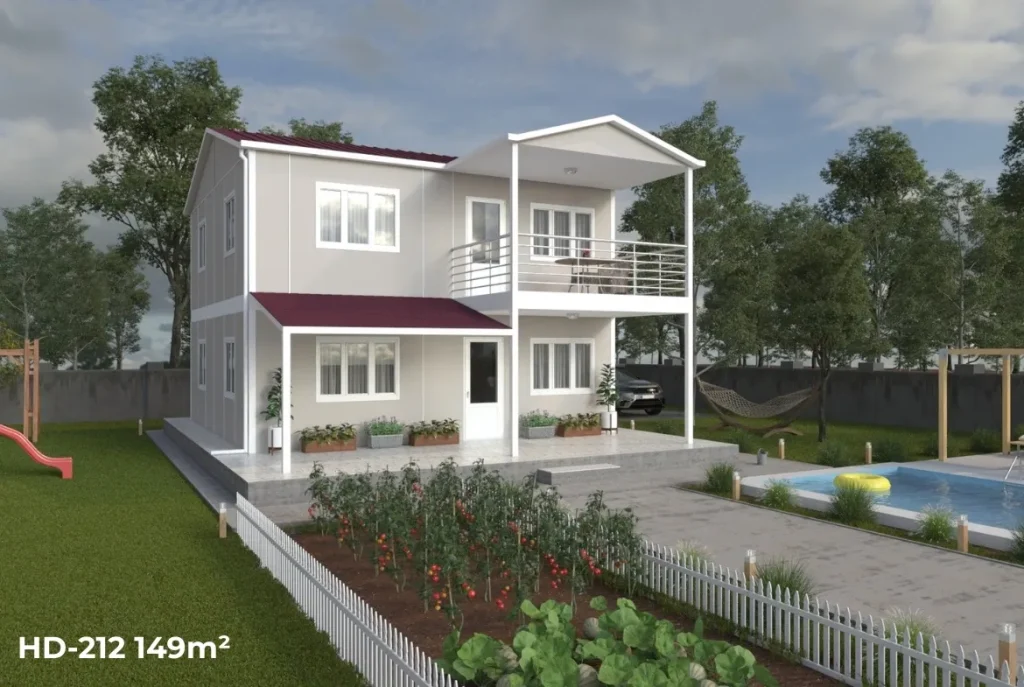 Prefabrik Çelik Hd Ev Tekirdağ Trakya 195 | Hibrit Design