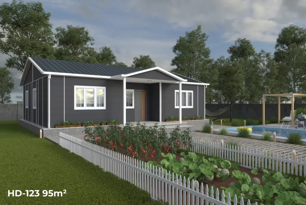 Prefabrik Çelik Hd Ev Tekirdağ Trakya 48 | Hibrit Design