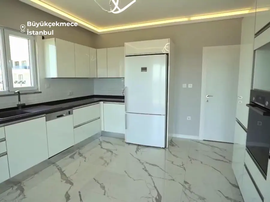Büyükçekmecede tamamlanan dubleks ev çelik tasarımı