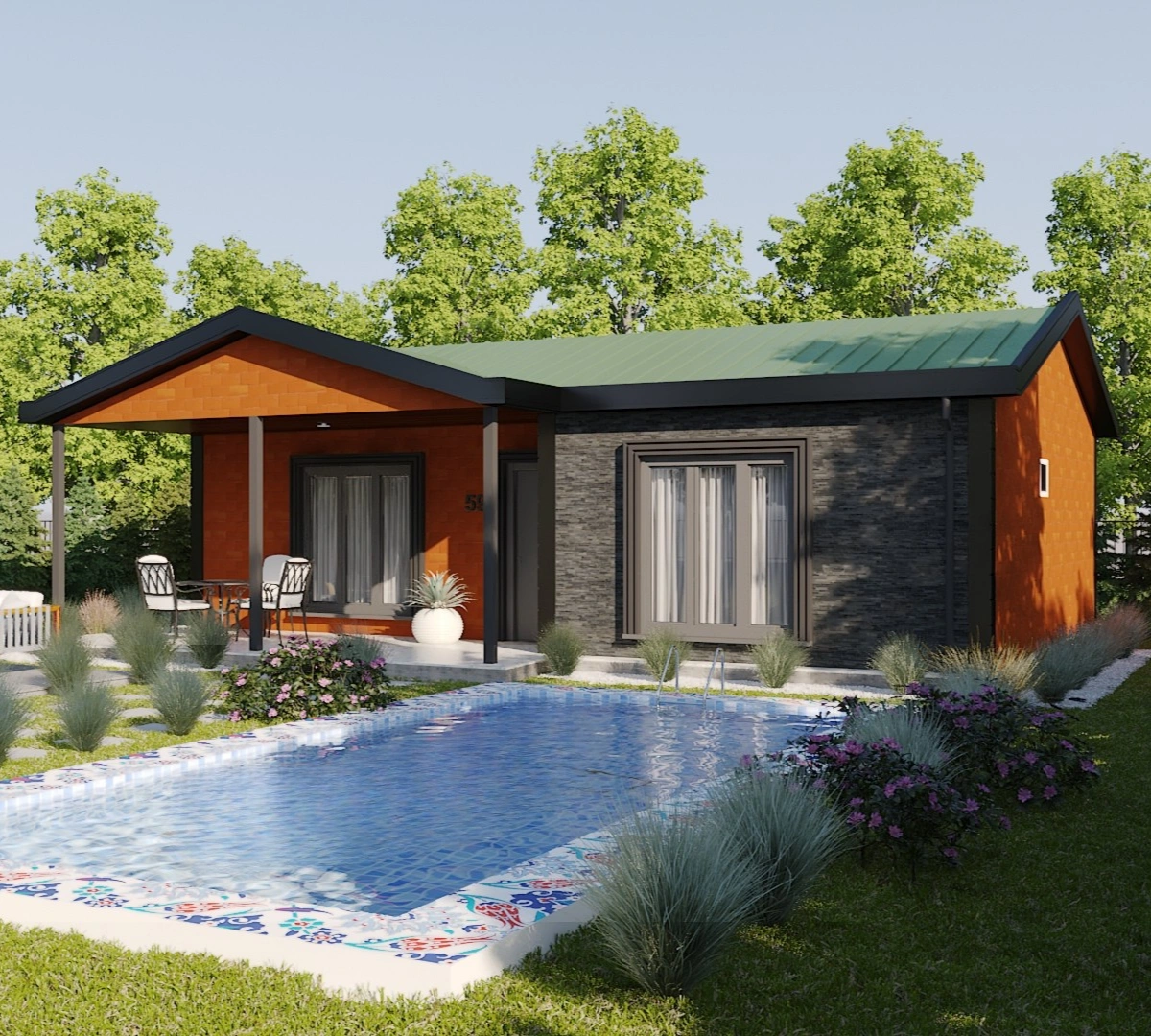 HDS-118 çelik ev – enerji verimli ve modern