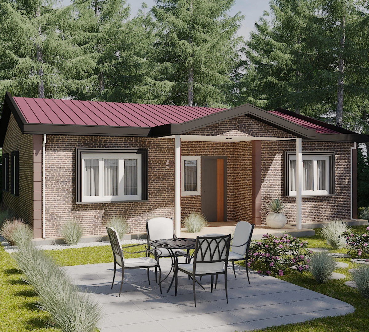 HDS-123 çelik ev – ekonomik ve dayanıklı