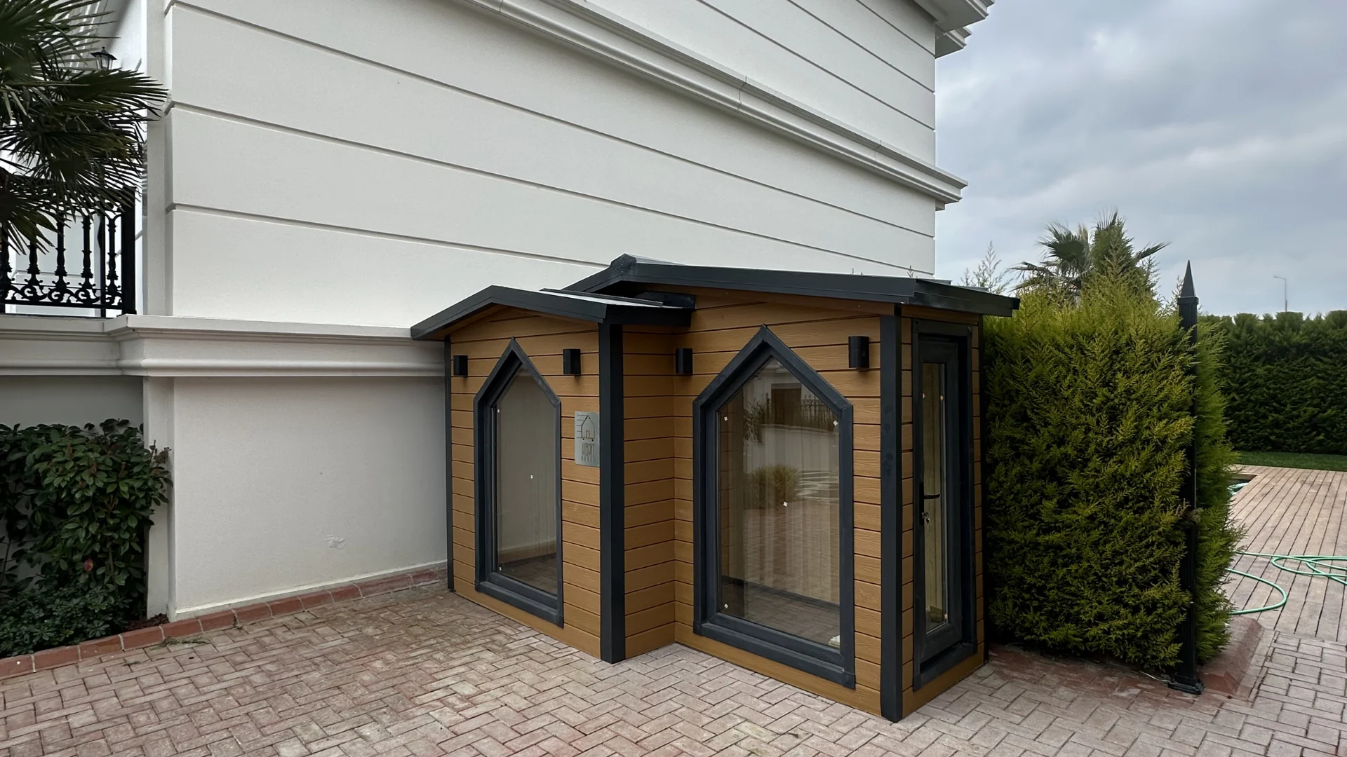 Bahce Ofisi Mini Yapi Modul Hibrit Design – Prefabrik / Çelik Ev