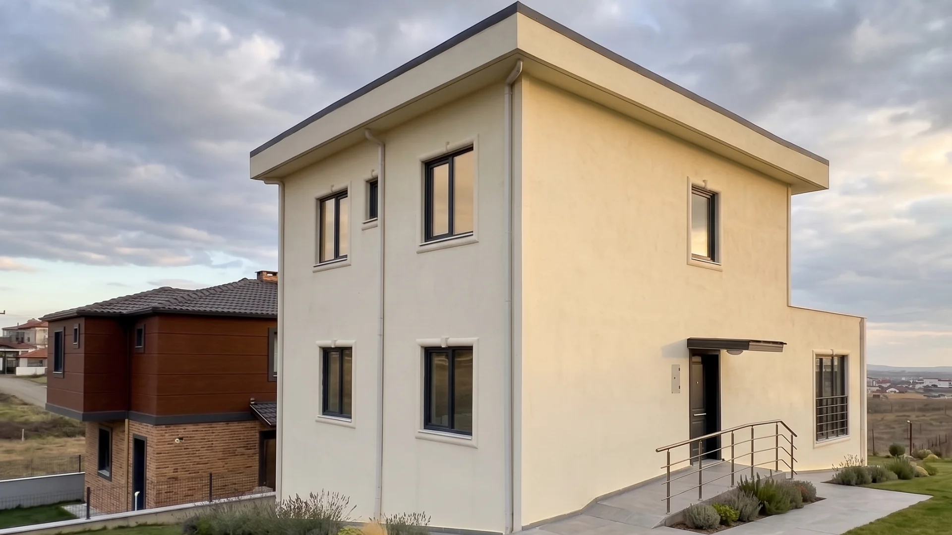 Çelik Ev Tekirdağ Dış Cephe – Prefabrik / Çelik Ev