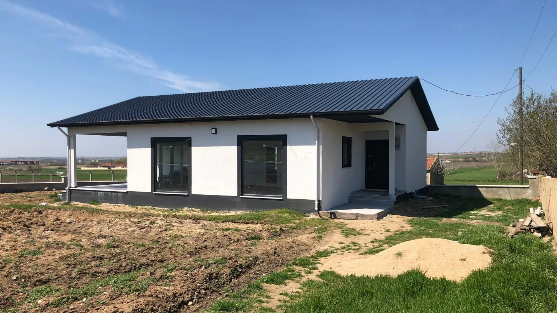 Dubleks Çelik Ev Dış Cephe Tekirdağ – Prefabrik / Çelik Ev