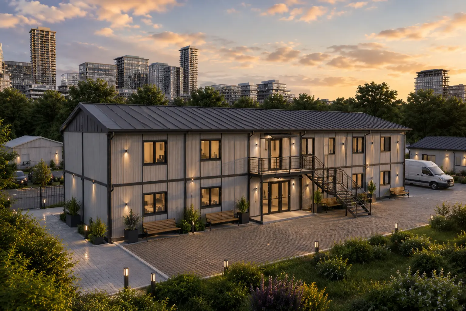 Prefabrik Idari Bina Tekirdağ – Prefabrik / Çelik Ev