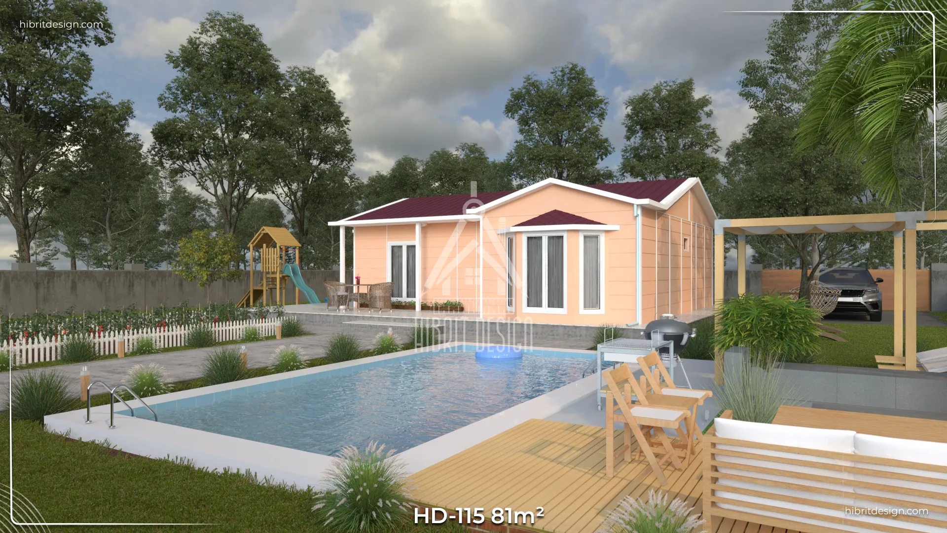 tek katlı prefabrik ev hd 115 5
