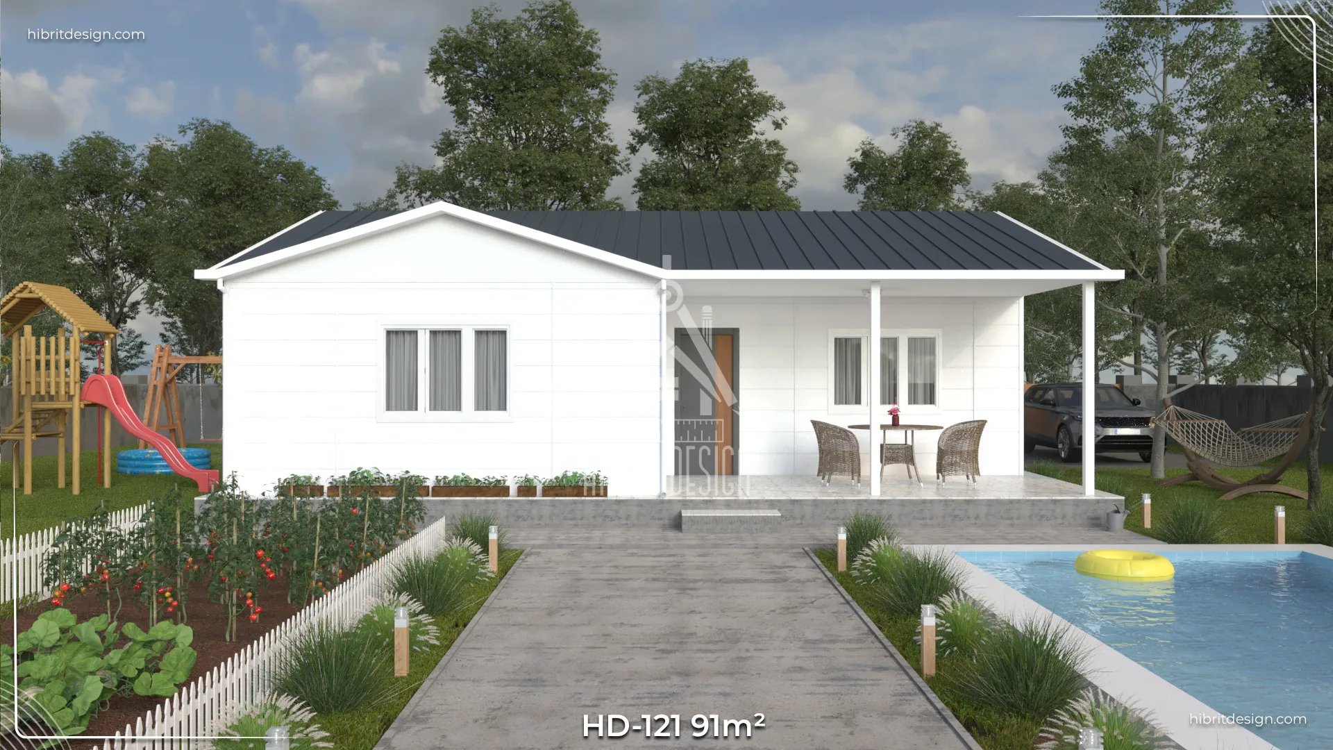 tek katlı prefabrik ev hd 121 4