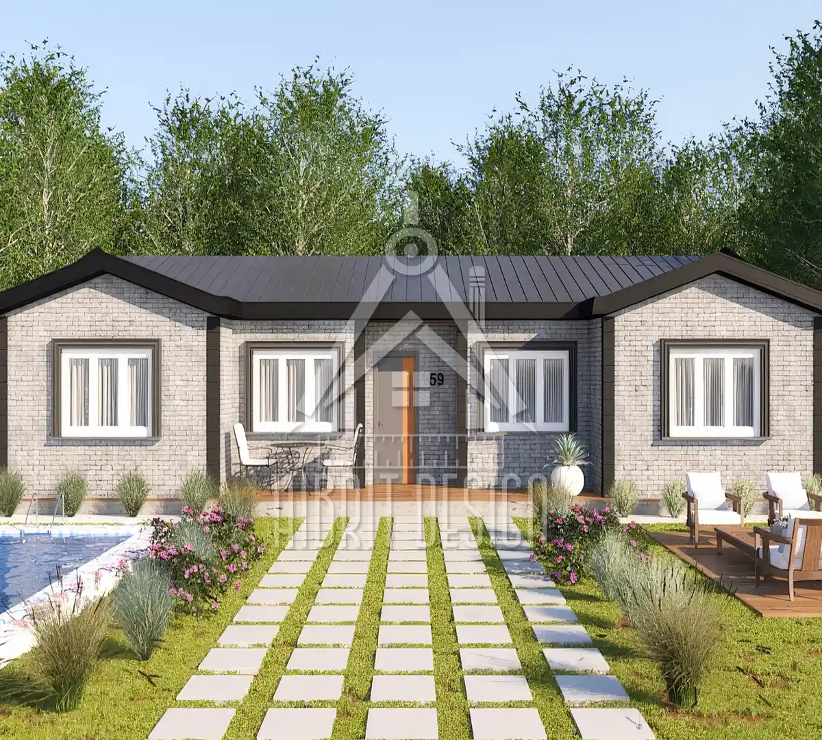Tek katlı çelik ev hd steel 134